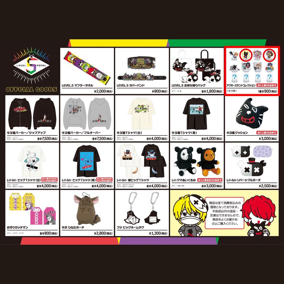 新品】アクキースタンドコレクション / LEVEL.5 キヨ レトルト グッズ