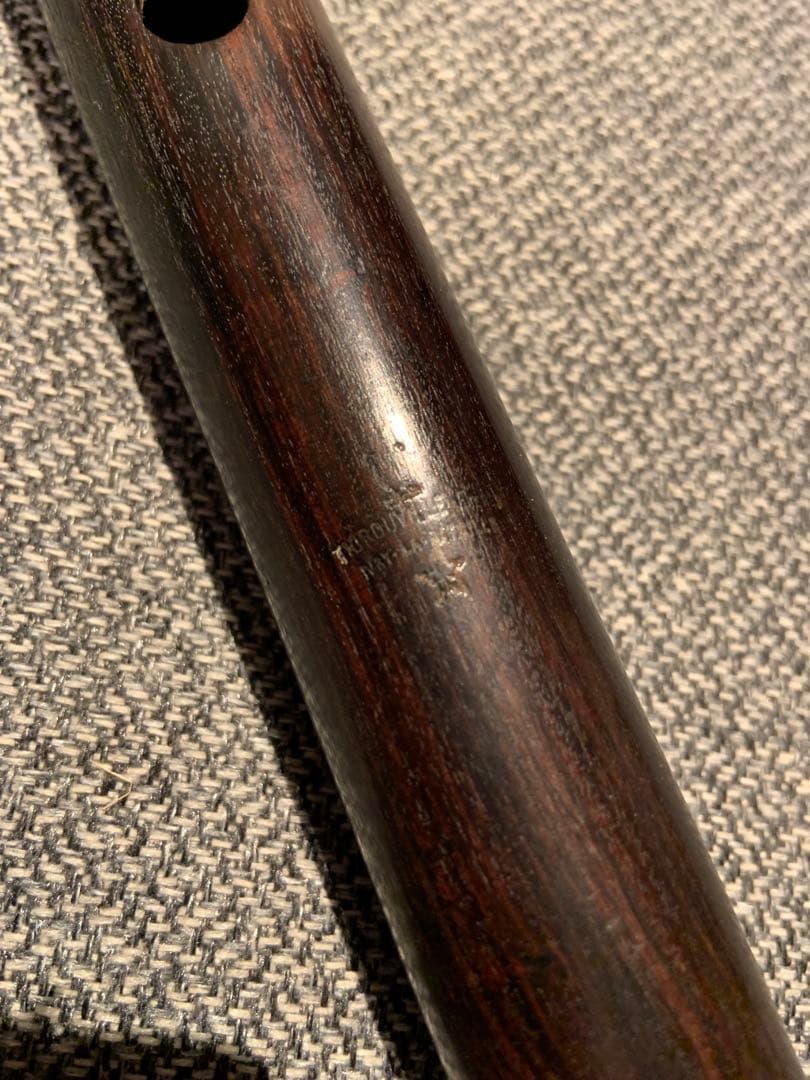 19世紀オリジナル】円錐ベーム式木製フルート 19世紀末パリ製 コーカス