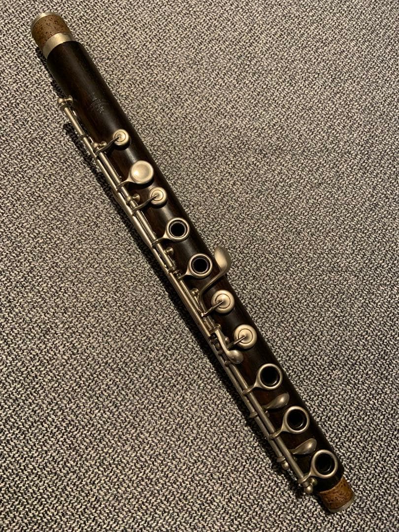 19世紀オリジナル】円錐ベーム式木製フルート 19世紀末パリ製 コーカス