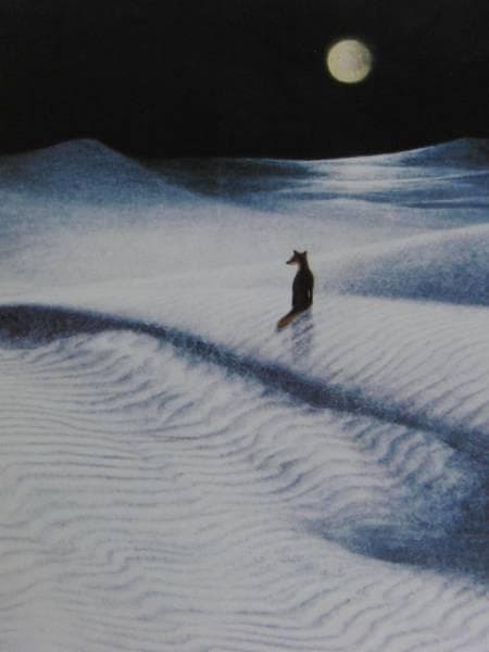 竹内邦夫、白き丘、画集より、希少、新品額付