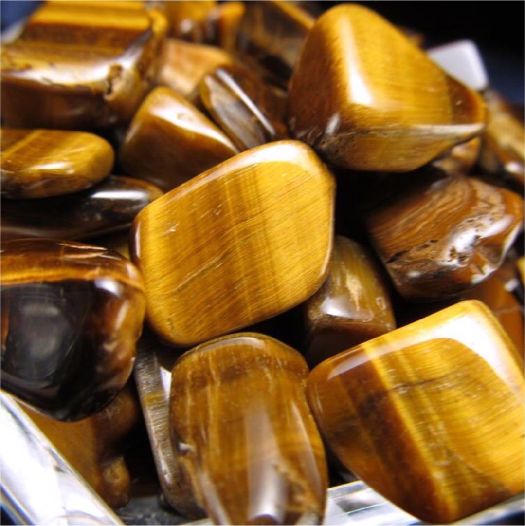 500g★特選一石★金運の代表石☆【タイガーアイ『虎目石』さざれ】❤️