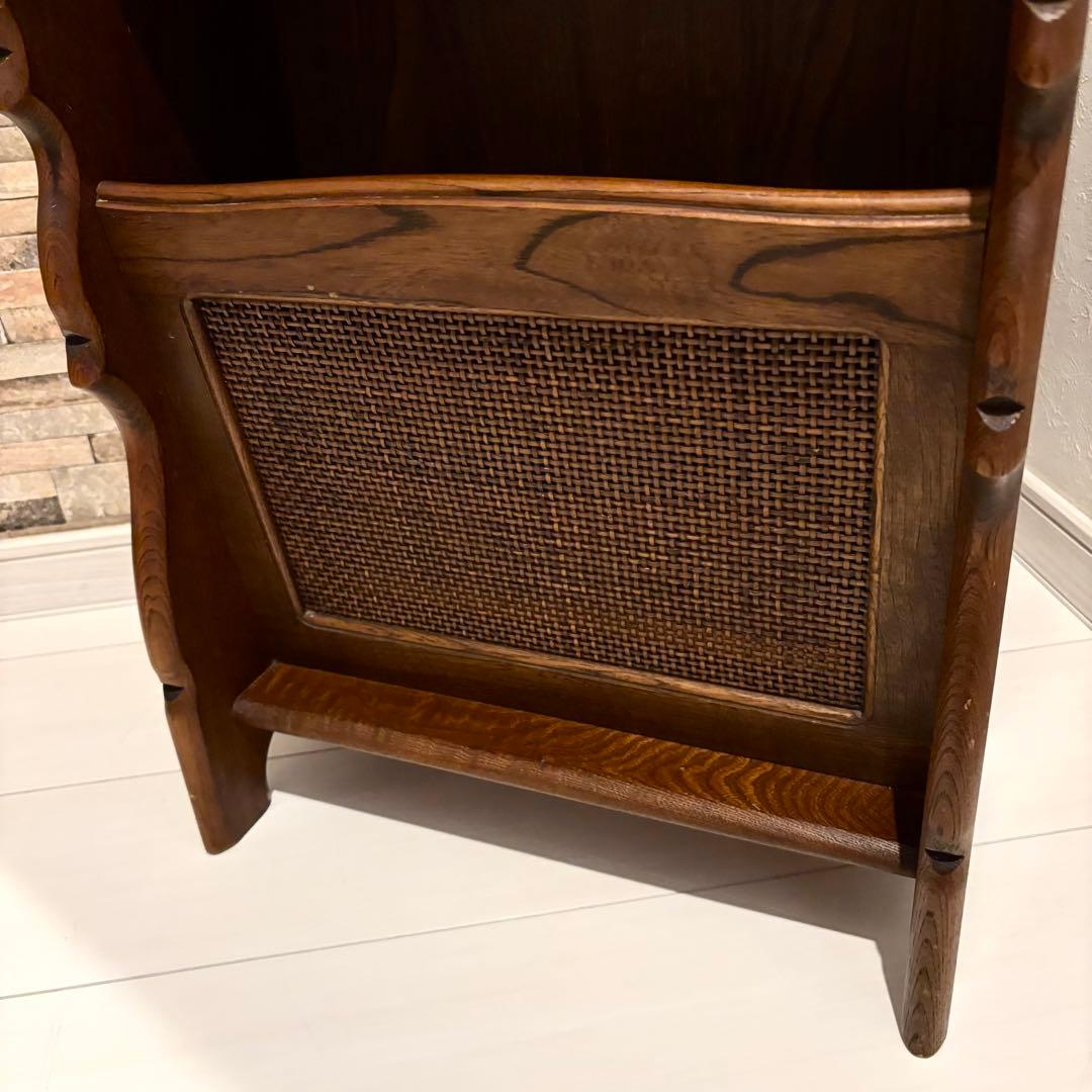 カリモク家具 コロニアル 電話台 マガジンラック サイドテーブル　コロニアル