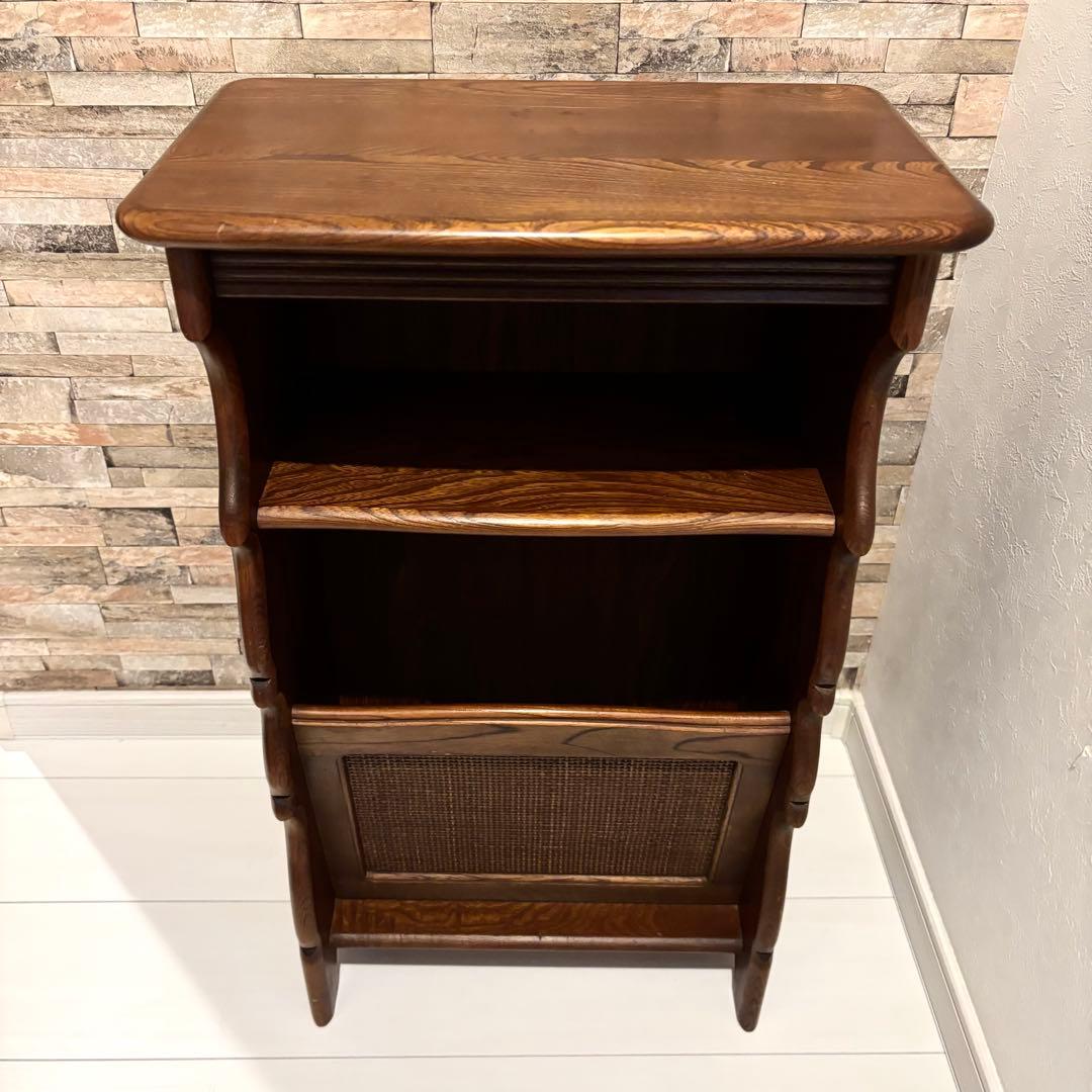 カリモク家具 コロニアル 電話台 マガジンラック サイドテーブル　コロニアル