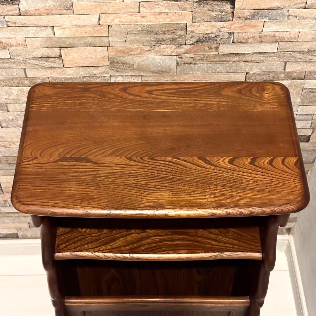 カリモク家具 コロニアル 電話台 マガジンラック サイドテーブル　コロニアル