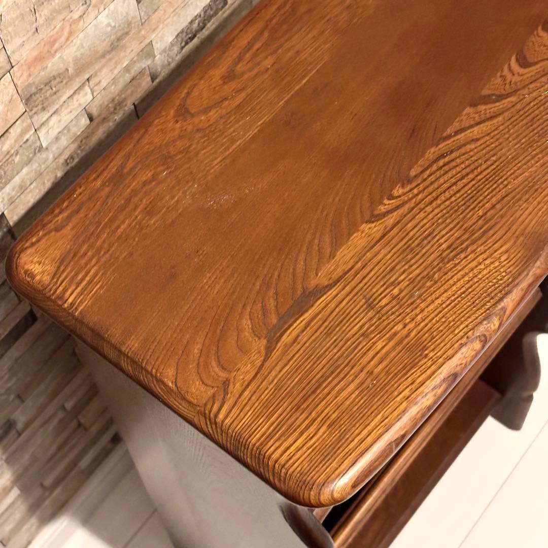 カリモク家具 コロニアル 電話台 マガジンラック サイドテーブル　コロニアル