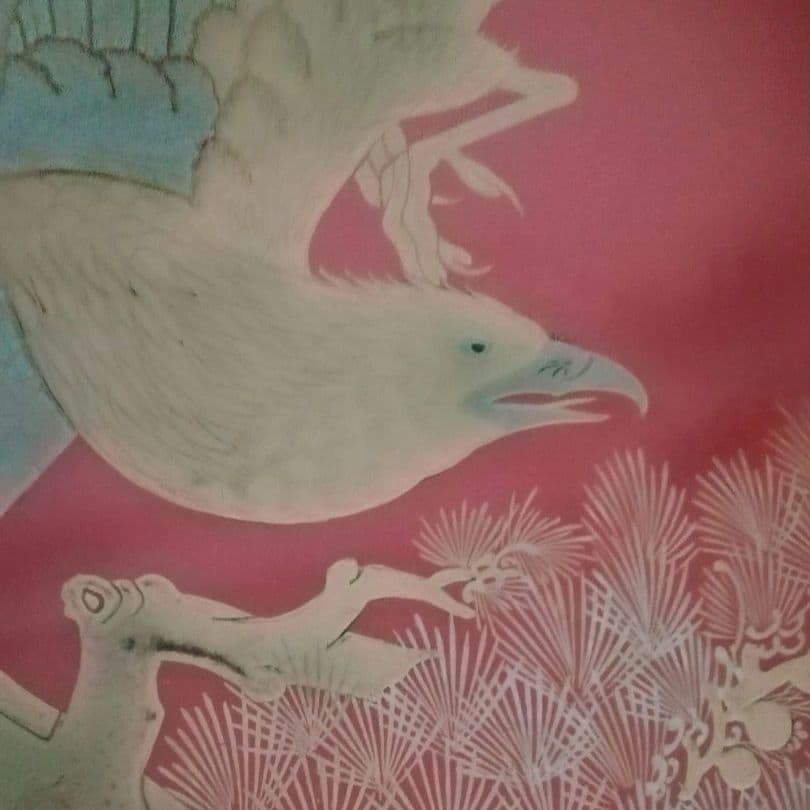 漆工芸　朱漆　金蒔絵　木盃⑦　江戸から明治時代　七組盃のひとつ