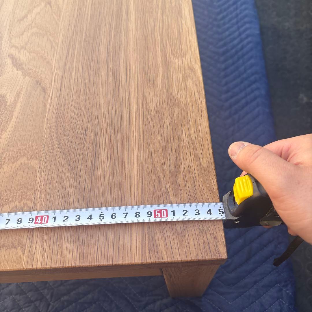 無印良品 オーク材 ローテーブル 引出し付 110×55cm