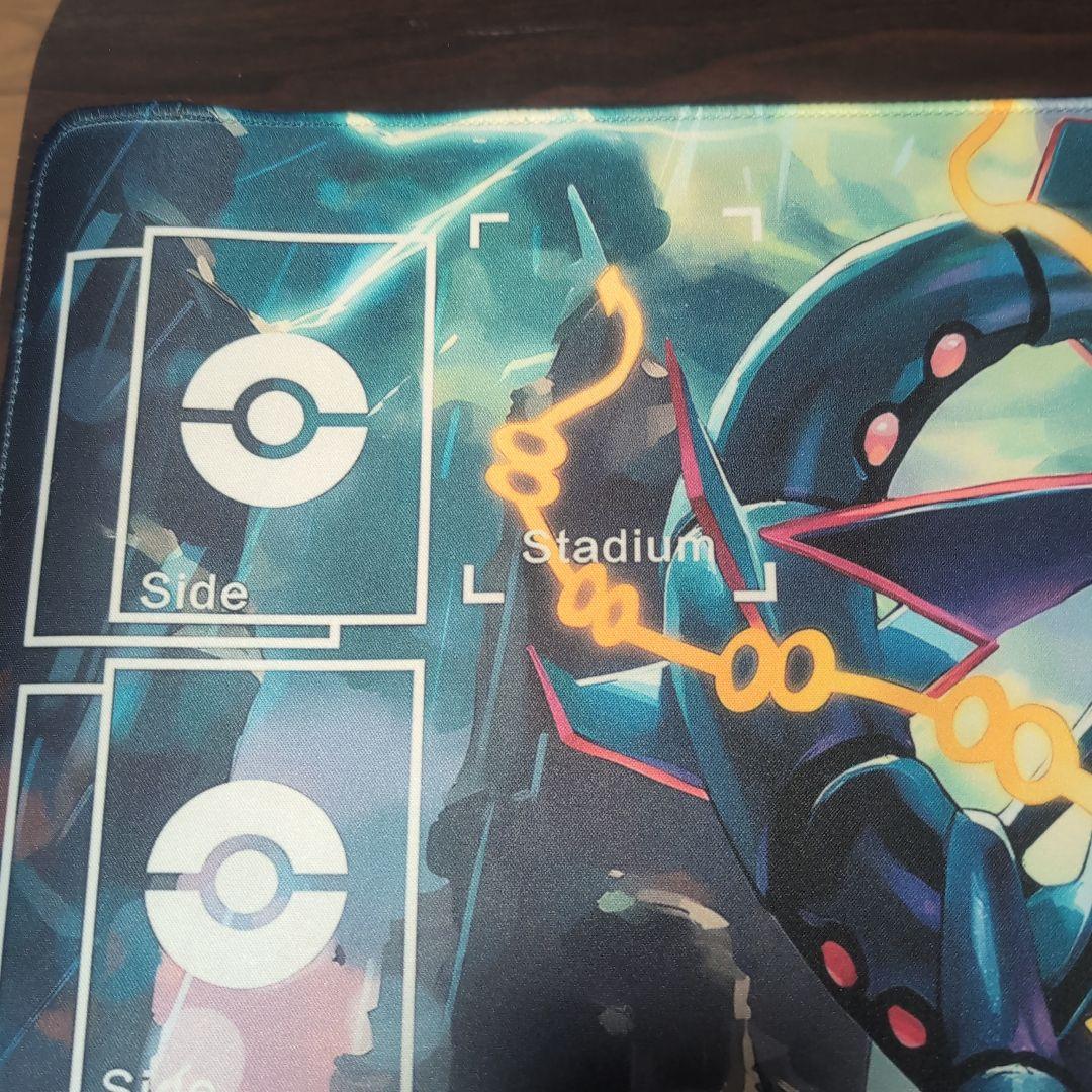 メガレックウザ 色違い ポケモン ポケカ プレイマット - メルカリ