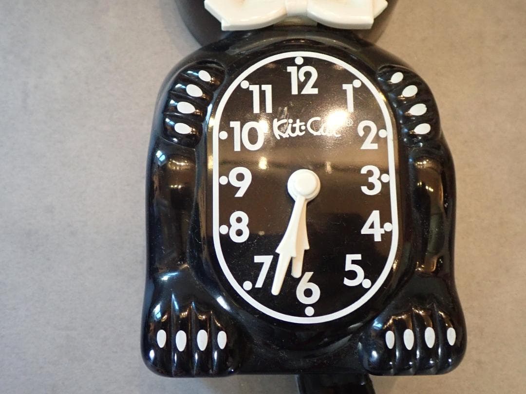 kit cat clock ビンテージ壁掛け時計(ジャンク品)キャット&ドック
