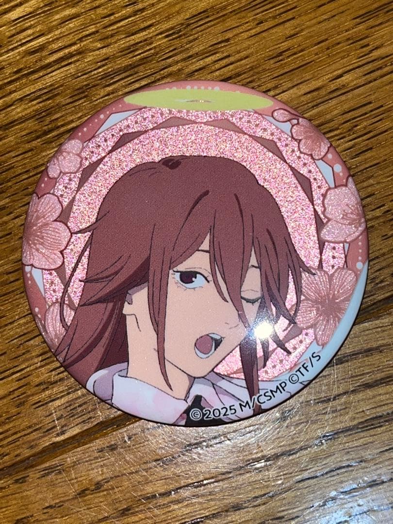 チェンソーマン サンシャイン プリンスホテル グリッター缶バッジ 天使