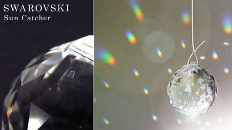 スワロフスキー  サンキャッチャー  特大40mm 未使用品傷有りBランク品扱い