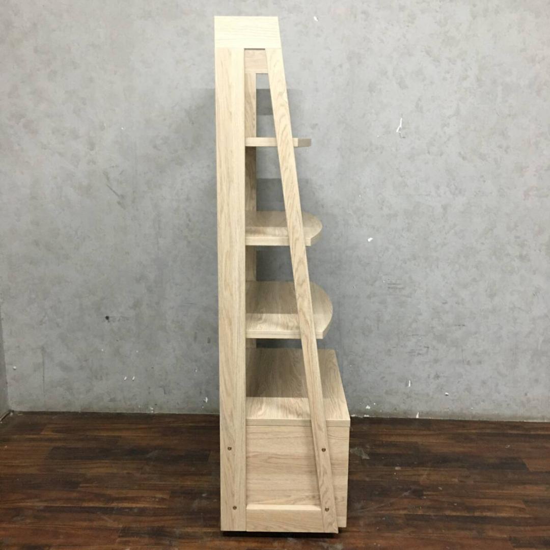 オープンラック 4段 キャスター付き W70×D40×H155cm