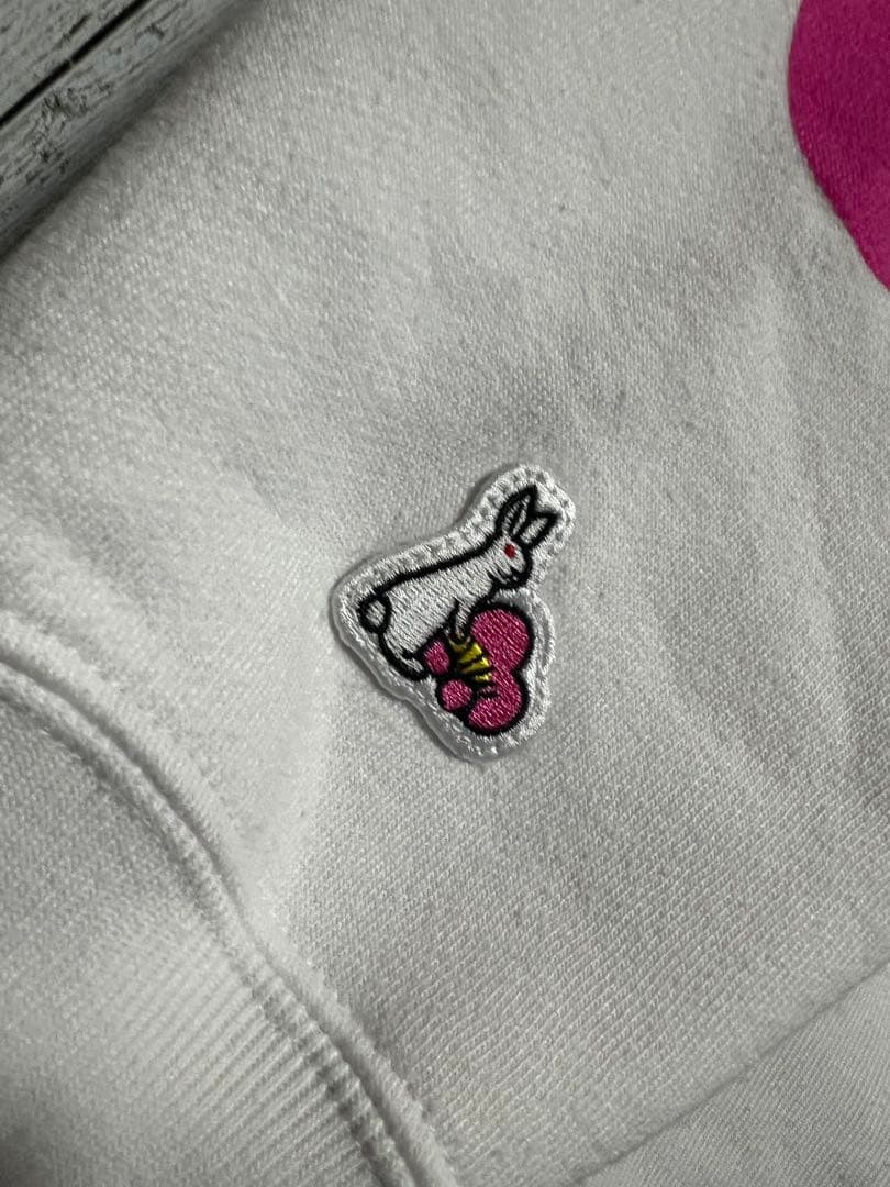 妖艶メルヘンbunny東京都産-極限定 FR2 梅 パーカー 桃 X-LARGE - メルカリ