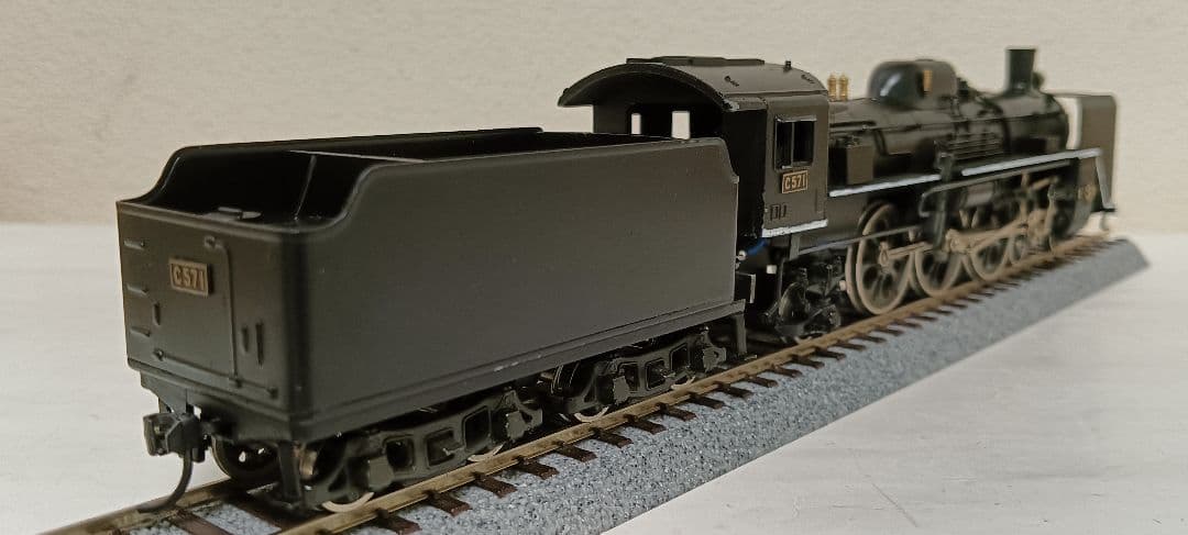 HO、 アダチ C57蒸気機関車、モーター交換、メンテナンス済 - メルカリ