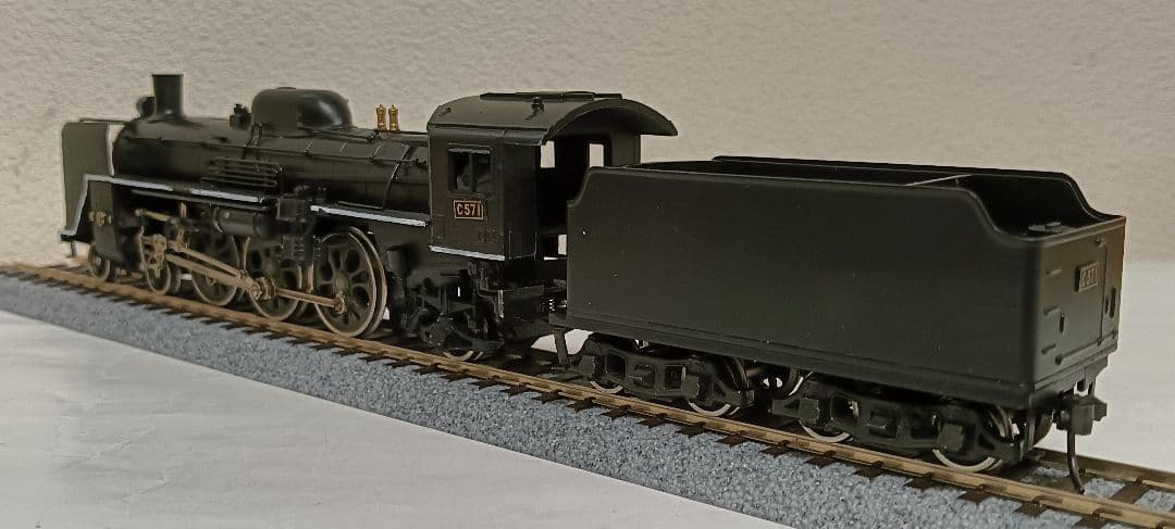 HO、 アダチ C57蒸気機関車、モーター交換、メンテナンス済 - メルカリ