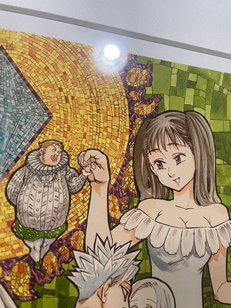直筆サイン】七つの大罪 原画展 オリジナル 版画 複製原画 鈴木央 ペア