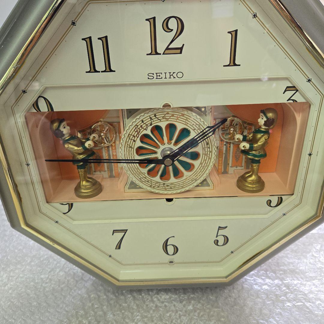 動作品　SEIKO セイコー Puppet L-119 掛け時計　からくり時計