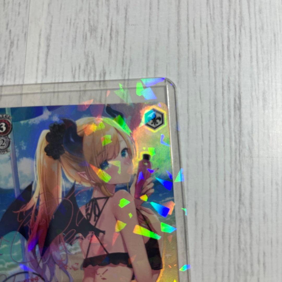 ホロライブ 癒月ちょこ サイン入りカード SP 「サンオイル癒月ちょこ