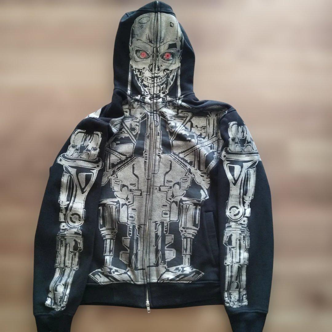 超激レアCLH ターミネーターデザイン フルジッパーパーカー L 最終値