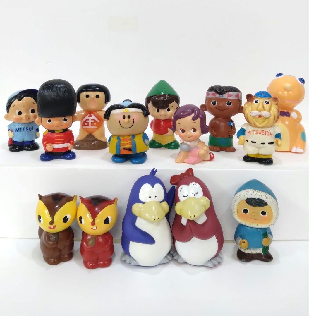 希少 当時品 昭和レトロ 銀行貯金箱 12点セット ソフビ貯金箱 貯金箱