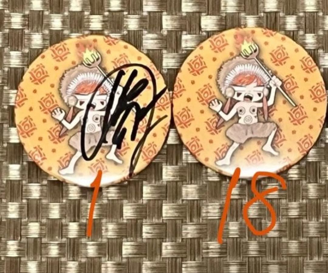 【即購入可】めいちゃん　缶バッジ（シークレット、直筆サイン入あり）