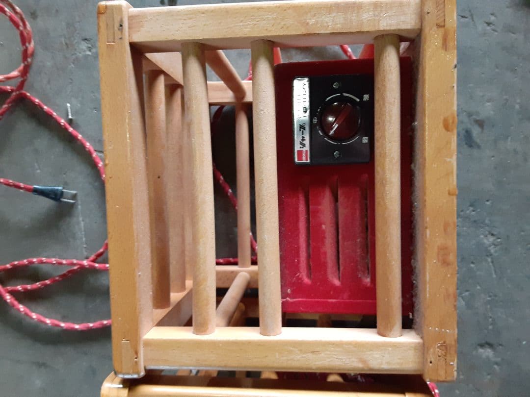 電気ヒーター こたつ用 木製フレーム付き 3点セット