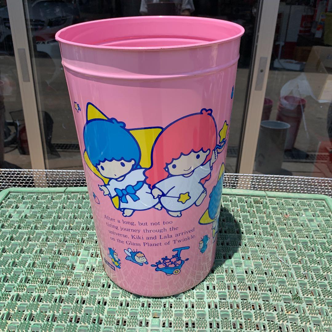 トゥインクルスターズ　キキララ　サンリオ　ゴミ箱　①