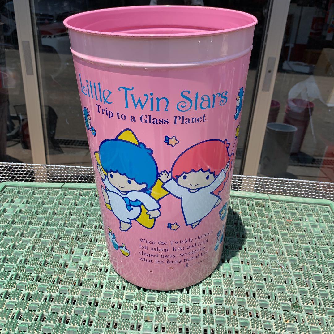 トゥインクルスターズ　キキララ　サンリオ　ゴミ箱　①