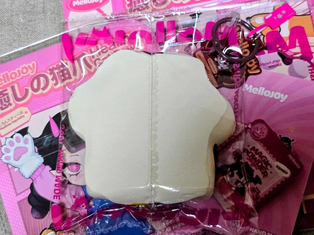 mellojoy メロジョイ スクイーズ◎ 癒しの猫爪 ◎ ミケ爪 ◎ 三毛猫