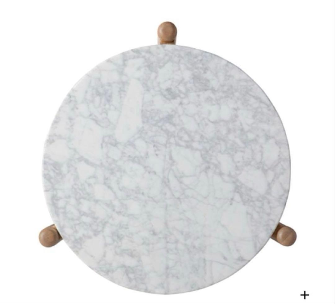 Francfrancフランフラン　大理石 円形テーブル　シフラコーヒーテーブル