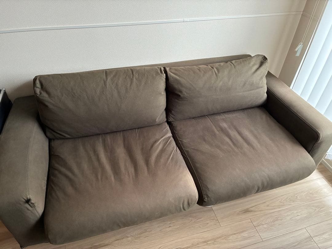 【最安値】無印良品　ダウンフェザー　ポケットコイル　ソファ本体　2.5シーター