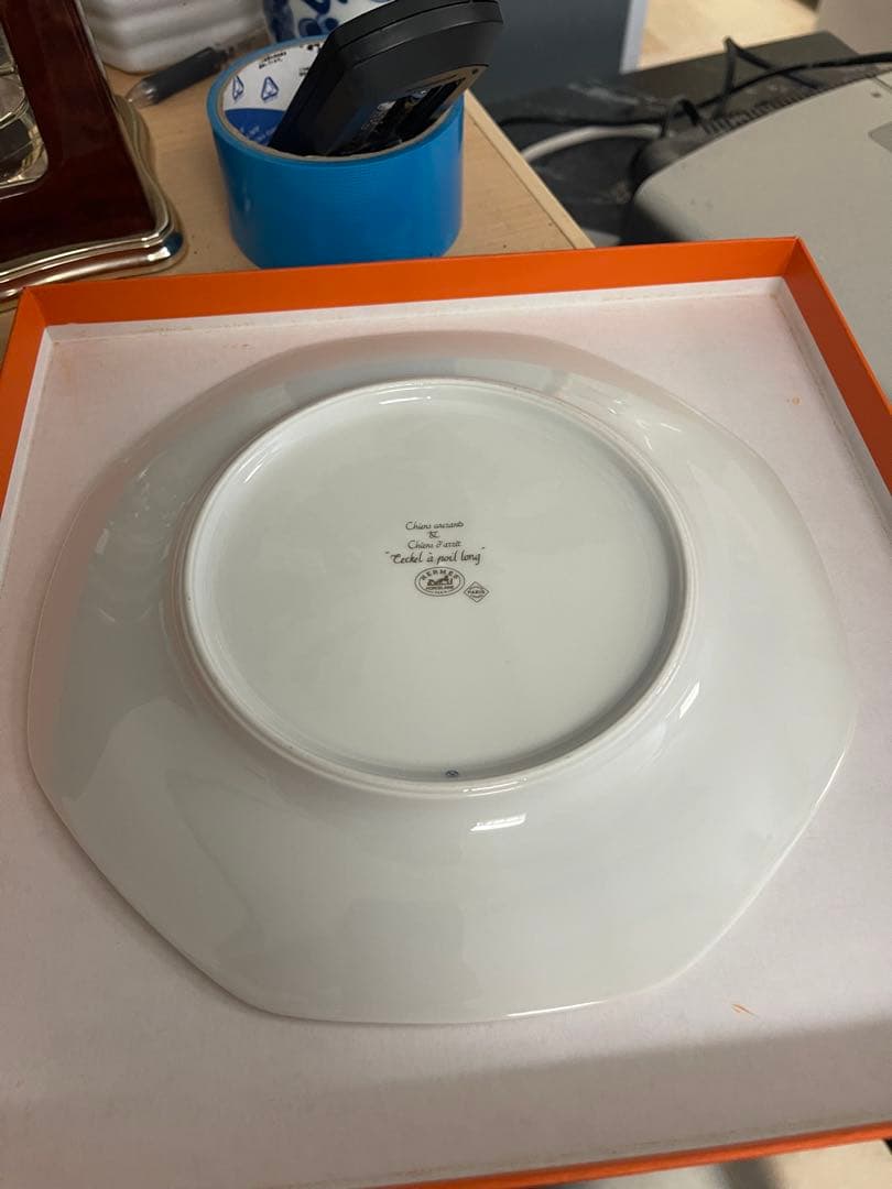 エルメス　ダックスフンド　お皿　2枚セット