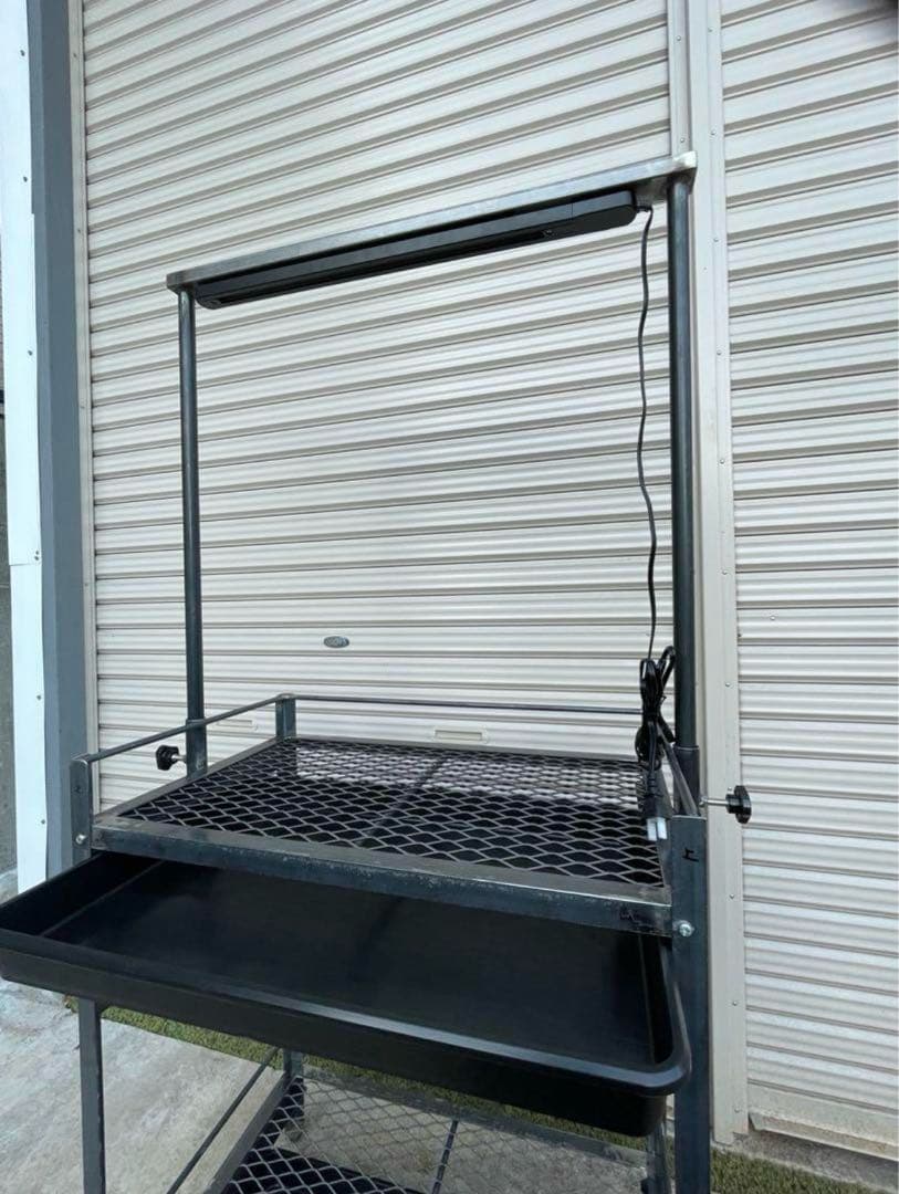 受注生産開始　オプション多数　アイアン植物棚　ダクトレール付き！