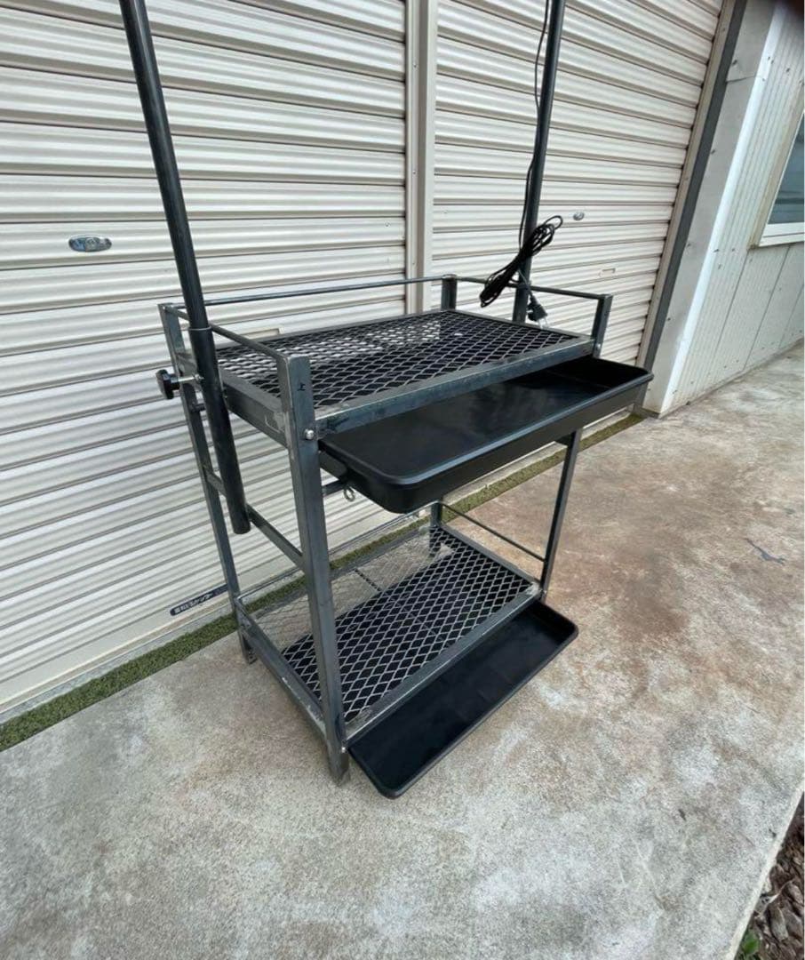 受注生産開始　オプション多数　アイアン植物棚　ダクトレール付き！