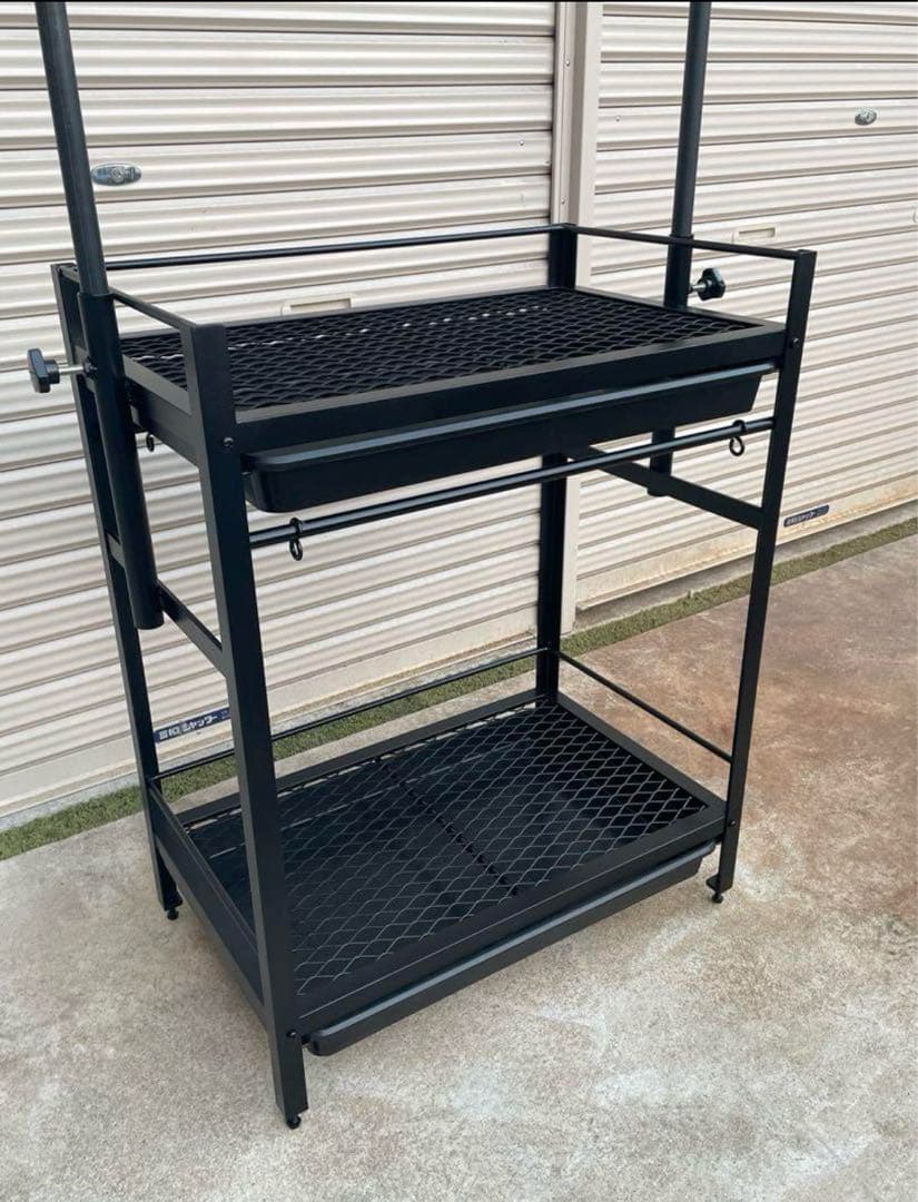 受注生産開始　オプション多数　アイアン植物棚　ダクトレール付き！