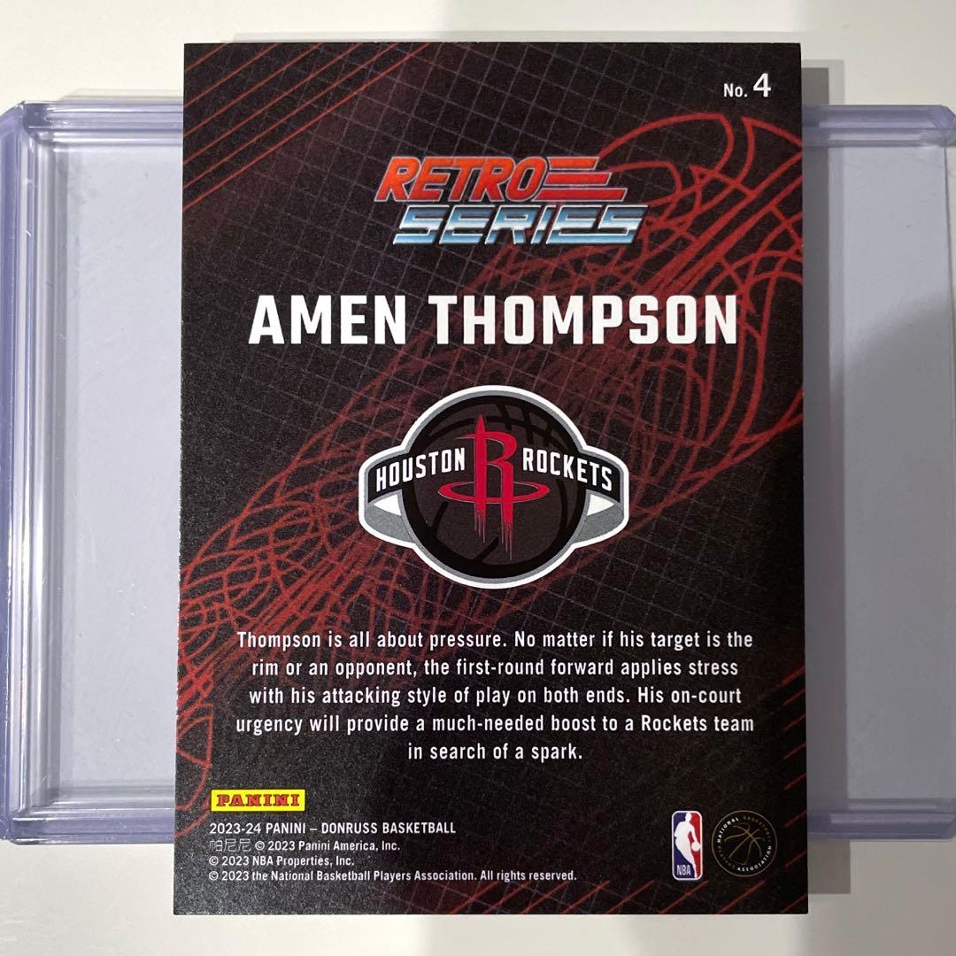 ルーキー アメン・トンプソン Donruss NBA - メルカリ