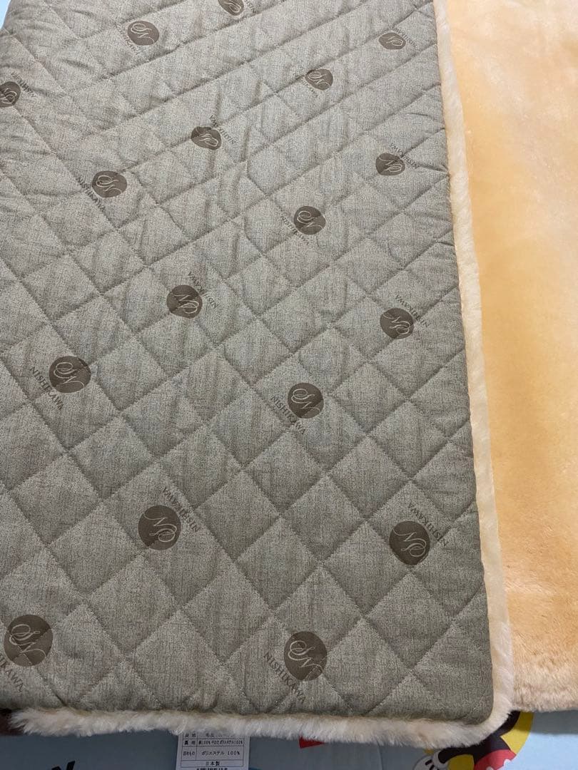 新品　じぶんまくら　高級ムートンシーツ　西川　シングル　日本製