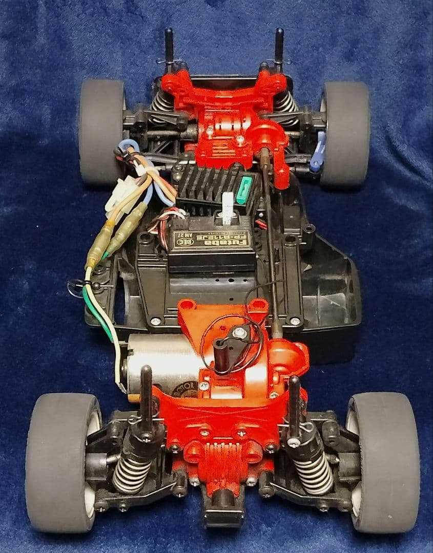 タミヤ 1/10 電動RC4WDレーシングカー「ワークス4WDシャーシ」おまけ付