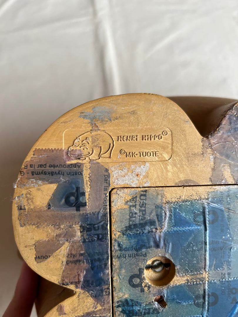 アンティーク　ヴィンテージ　大きい　カバ　貯金