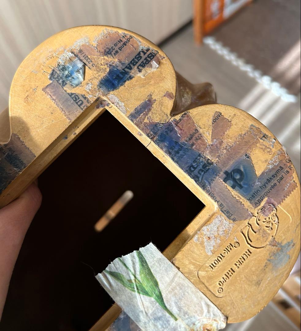 アンティーク　ヴィンテージ　大きい　カバ　貯金