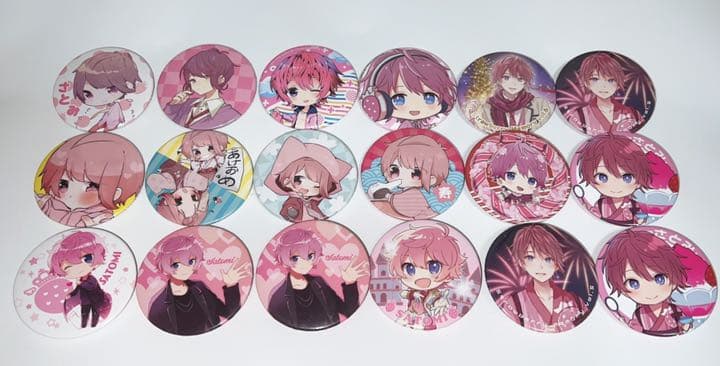 すとぷり さとみ 缶バッジ