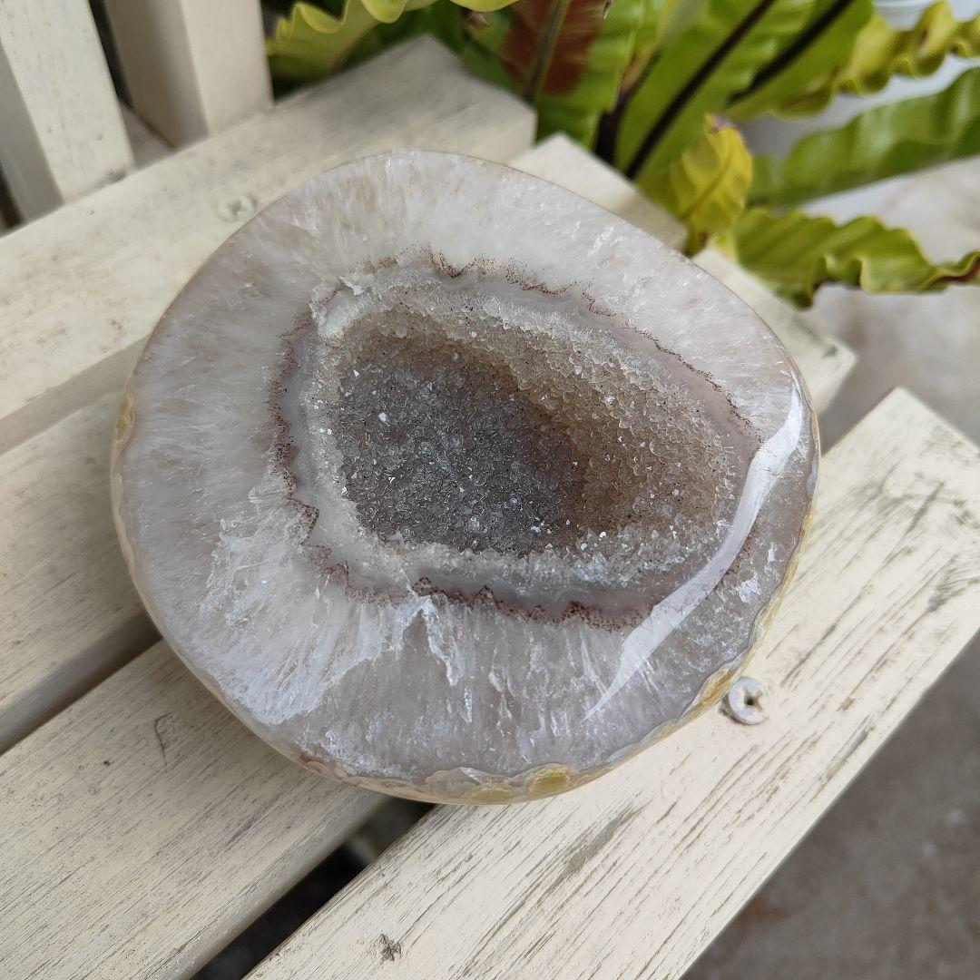 瑪瑙ジオード ドゥルージー アンティーク調 - メルカリ