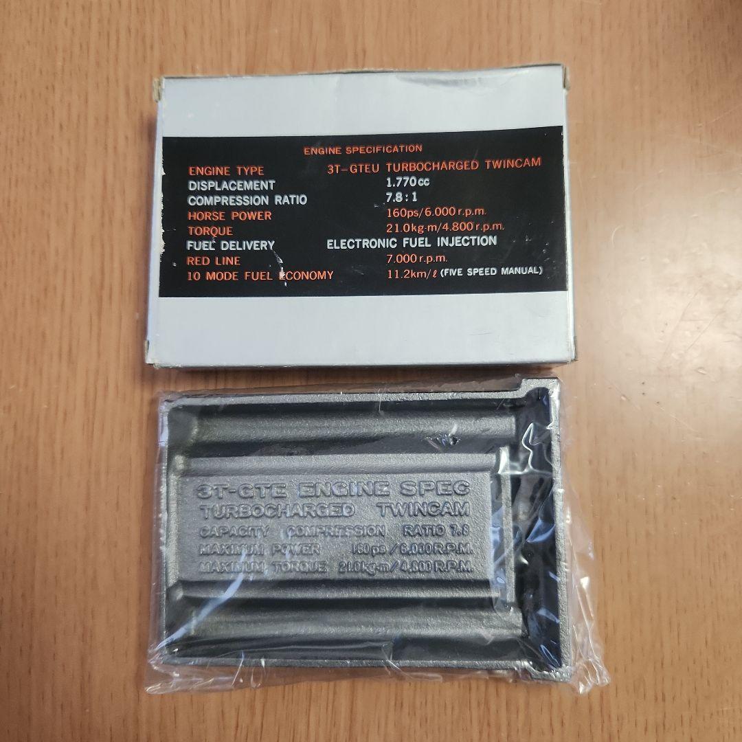 【未使用品】旧車トヨタ純正ノベルティ ヘッドカバー 灰皿 小物入れ