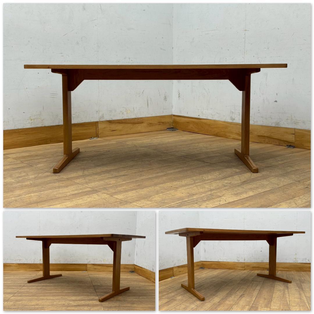 T1550☆展示品☆無印良品　リビングダイニングテーブル　オーク材　W1500