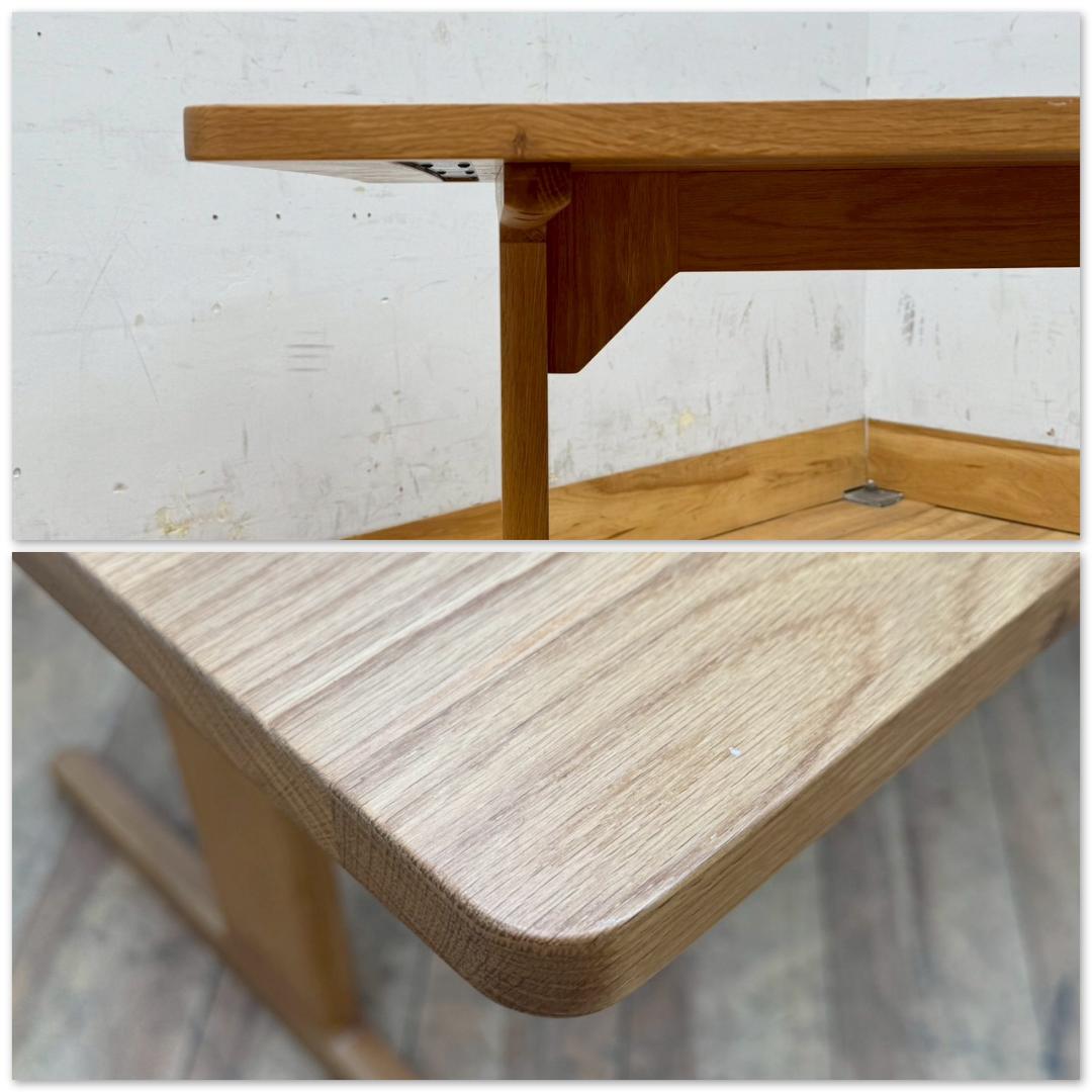T1550☆展示品☆無印良品　リビングダイニングテーブル　オーク材　W1500