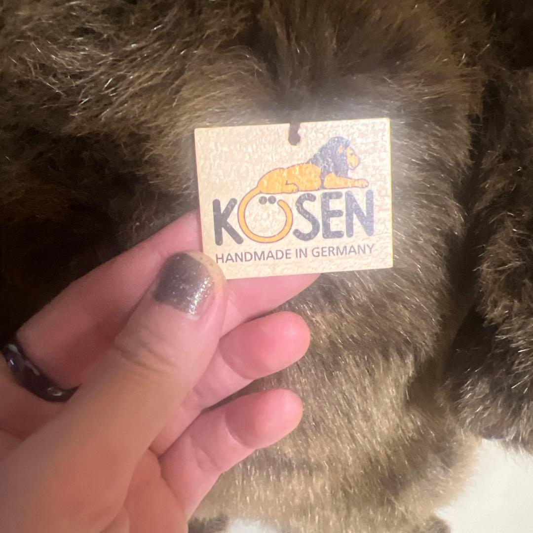 希少 ケーセン社ドイツ手作りクマ ぬいぐるみ