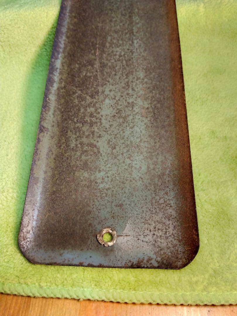 喫煙所＆土足禁止ホーロー看板2枚セット(当時物)