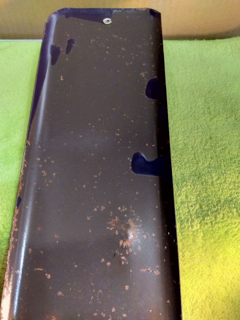 喫煙所＆土足禁止ホーロー看板2枚セット(当時物)