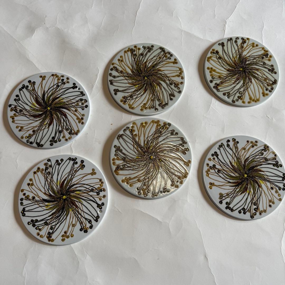 ロイヤルコペンハーゲン バッカシリーズ（ エレン マルマー）プレート 6枚セット