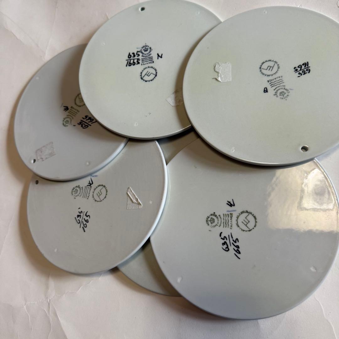 ロイヤルコペンハーゲン バッカシリーズ（ エレン マルマー）プレート 6枚セット